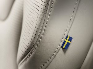 Nouveau Volvo XC90 2014 Stockholm photo siege cuir drapeau suede