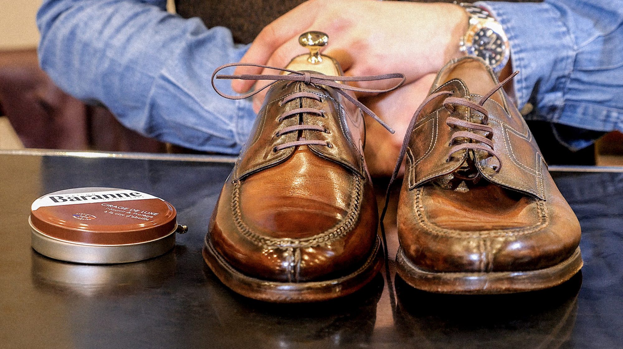 comment glacer chaussures homme