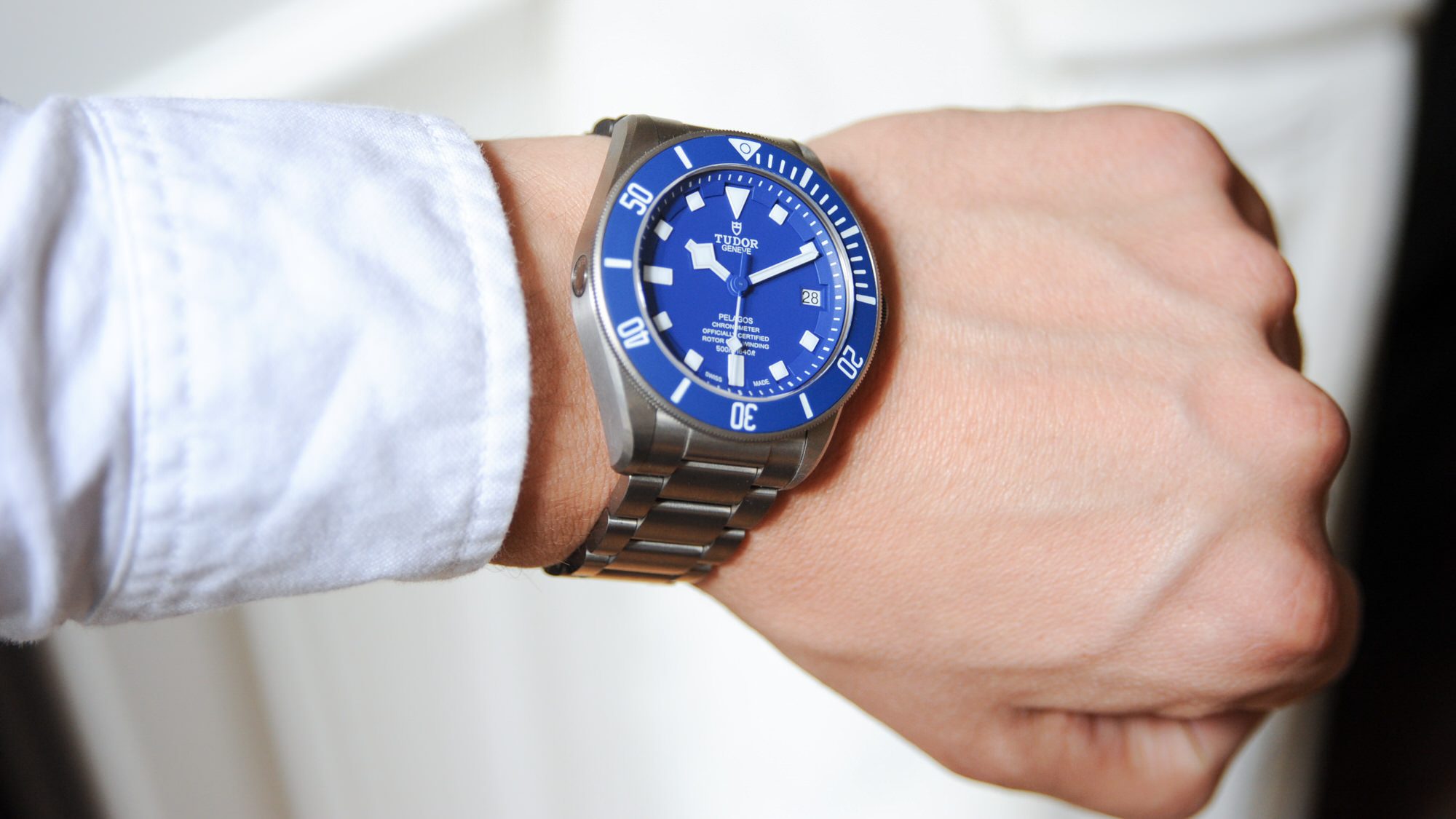 tudor pelagos montre plongée bleu