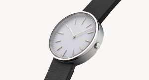 montre uniform ware m37 cuir noir profil
