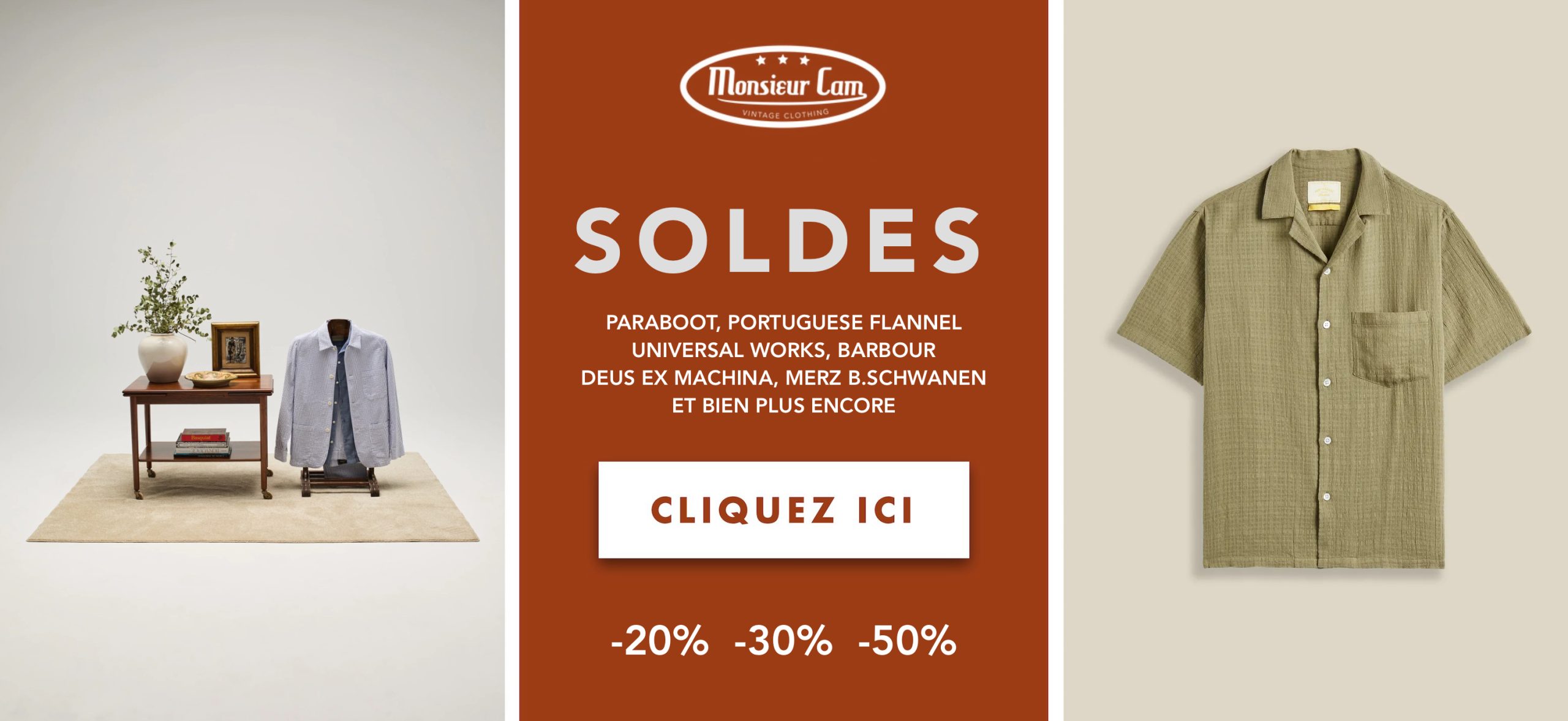 monsieur cam soldes