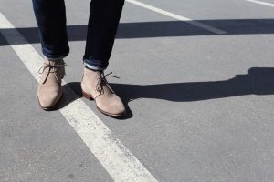 chukka sable beige daim nubuck veau velours