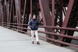 doudoune homme bleu marine