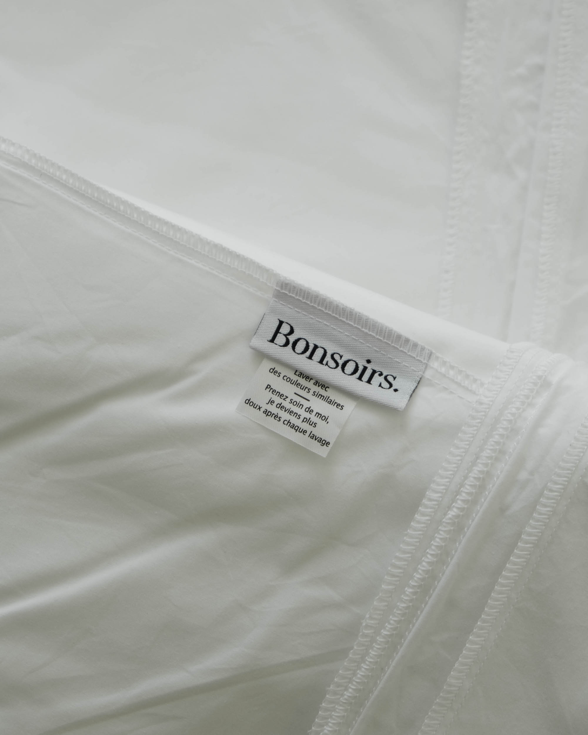 etiquette Bonsoirs draps coton