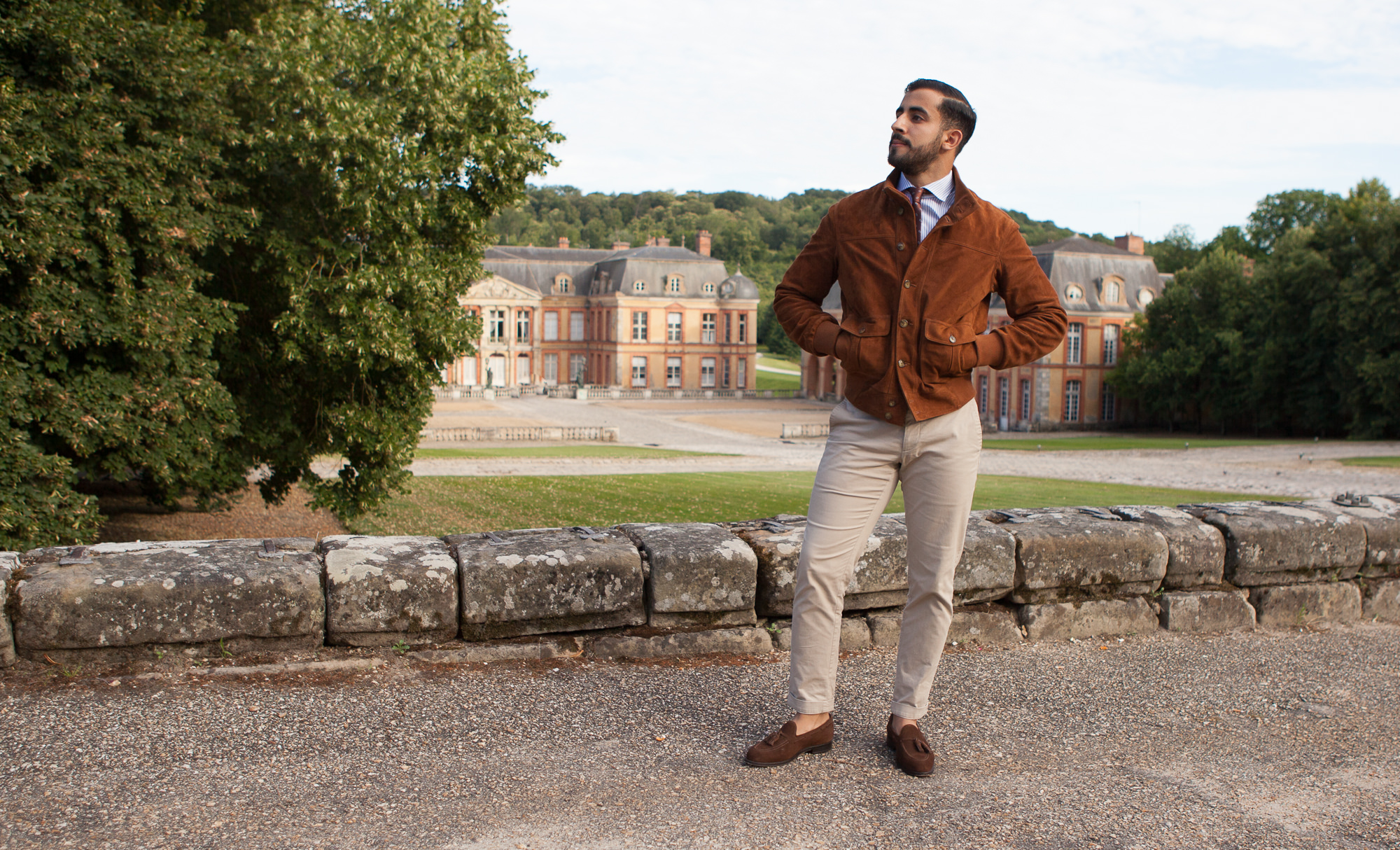 Look blouson robert Forlife chino uniqlo beige 