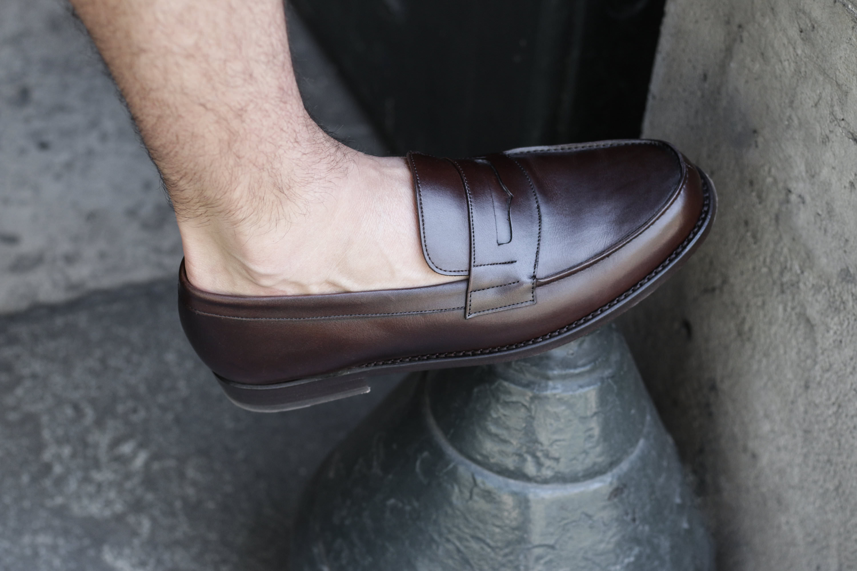 finsbury college mocassins homme marron