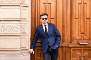 Hast Blazer laine leger