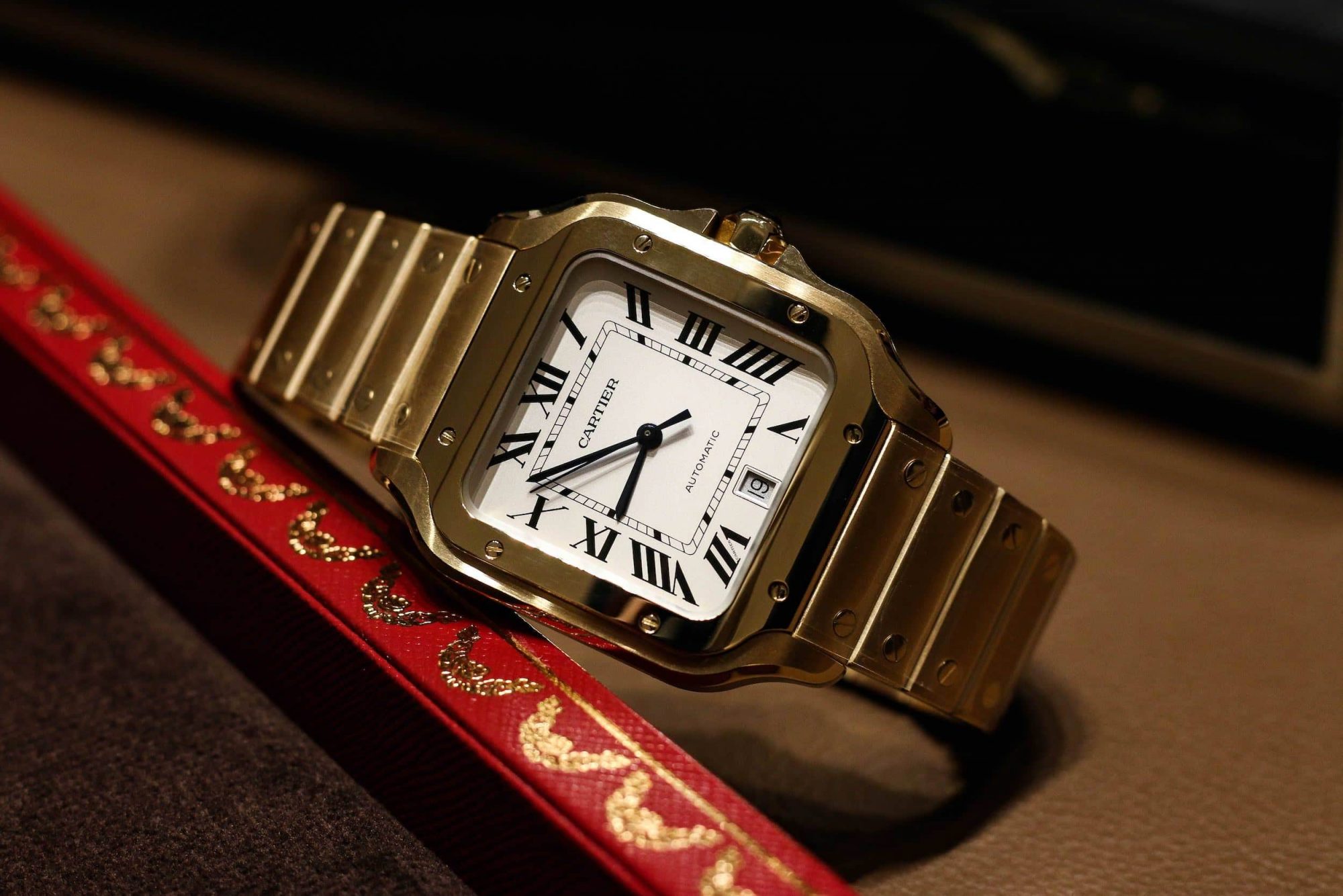 Cartier Santos or bracelet or