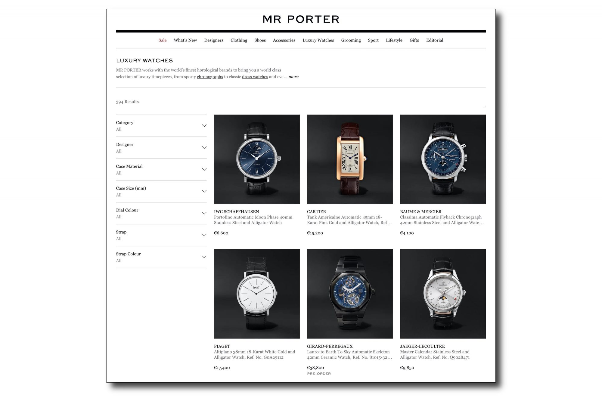 montres homme mr porter