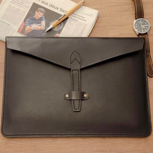 pochette cuir fabrique en france