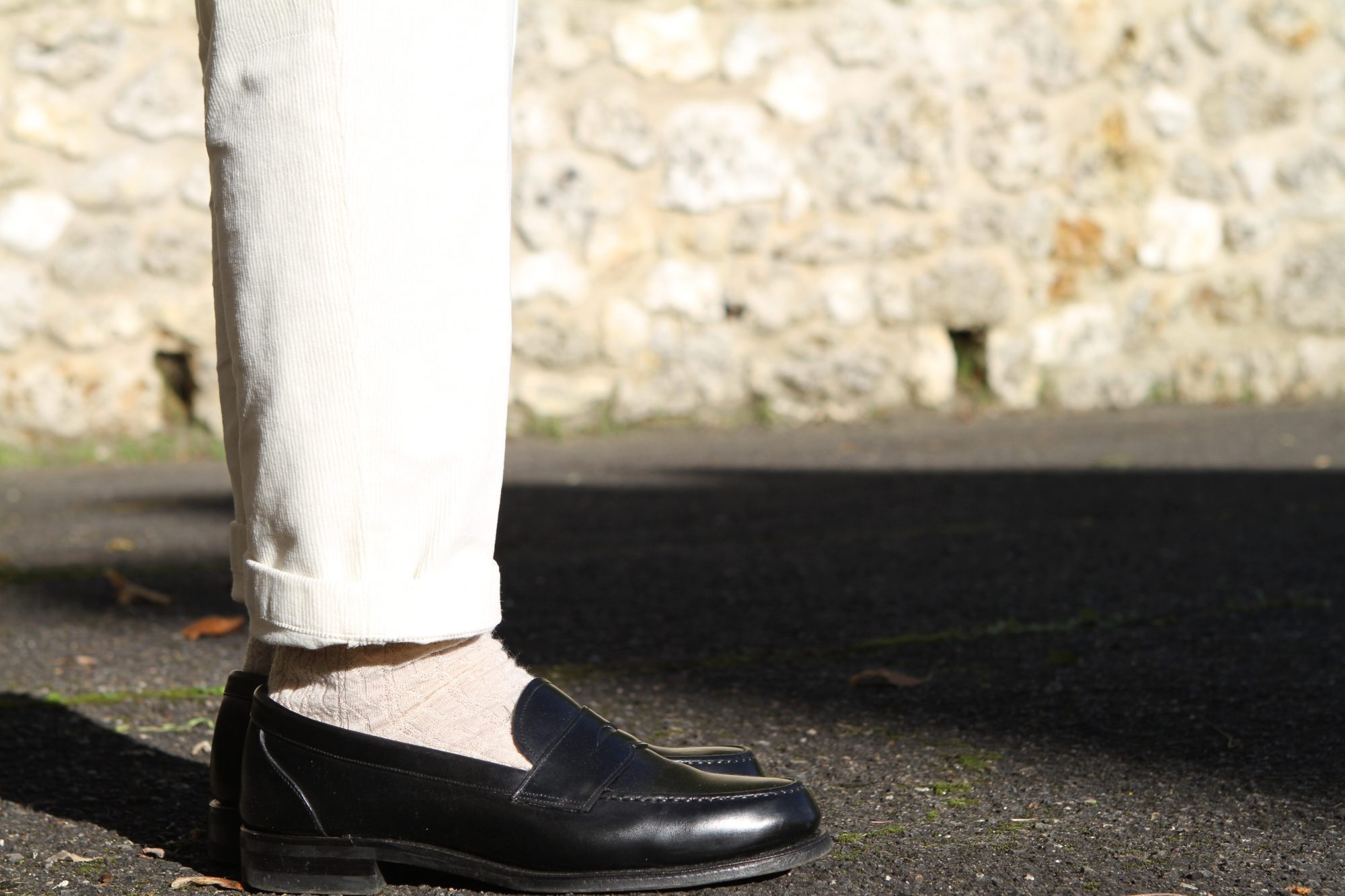 détail chaussures look Maison Cornichon