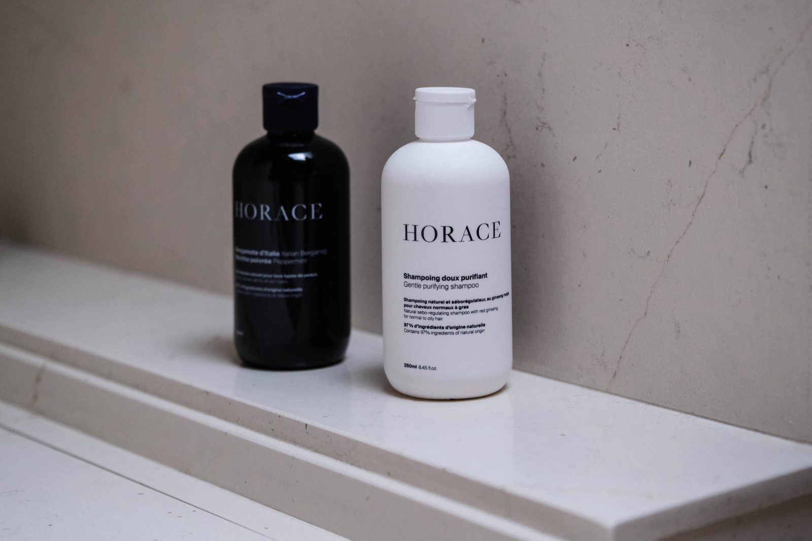 Shampoing et gel douche HORACE TEST et AVIS