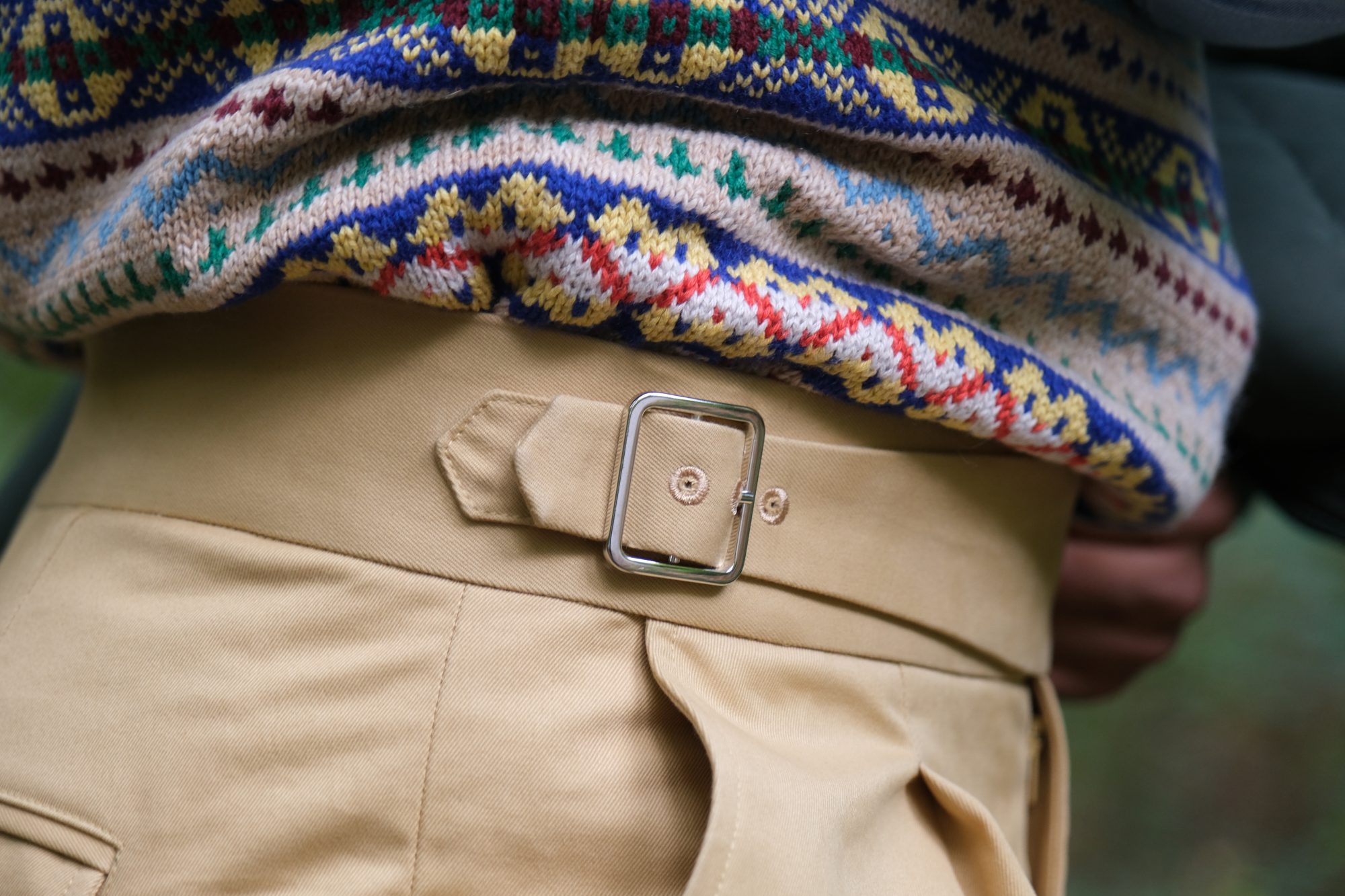ceinture gurkha vue latérale Abensia