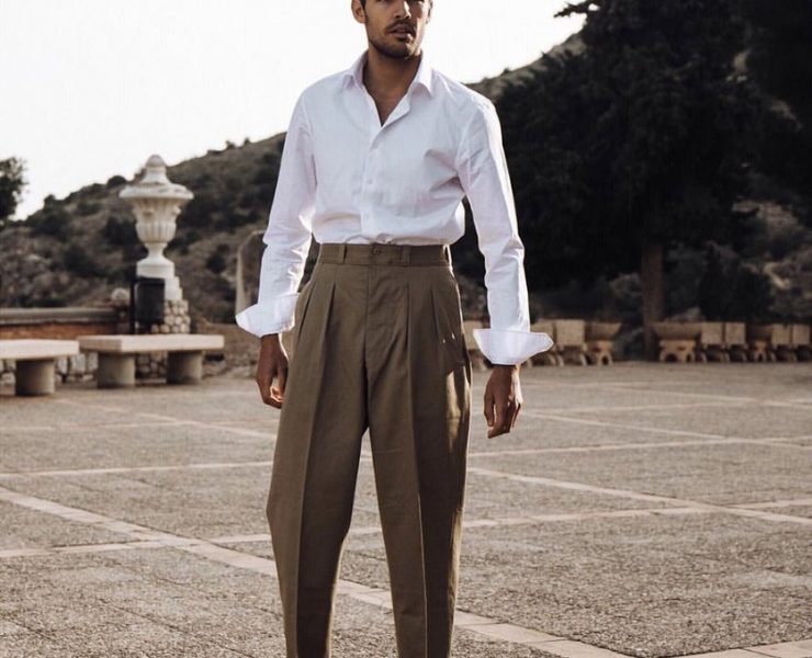 Tenue-coupe-généreuse-pantalon-taille-haute-soirée-dété