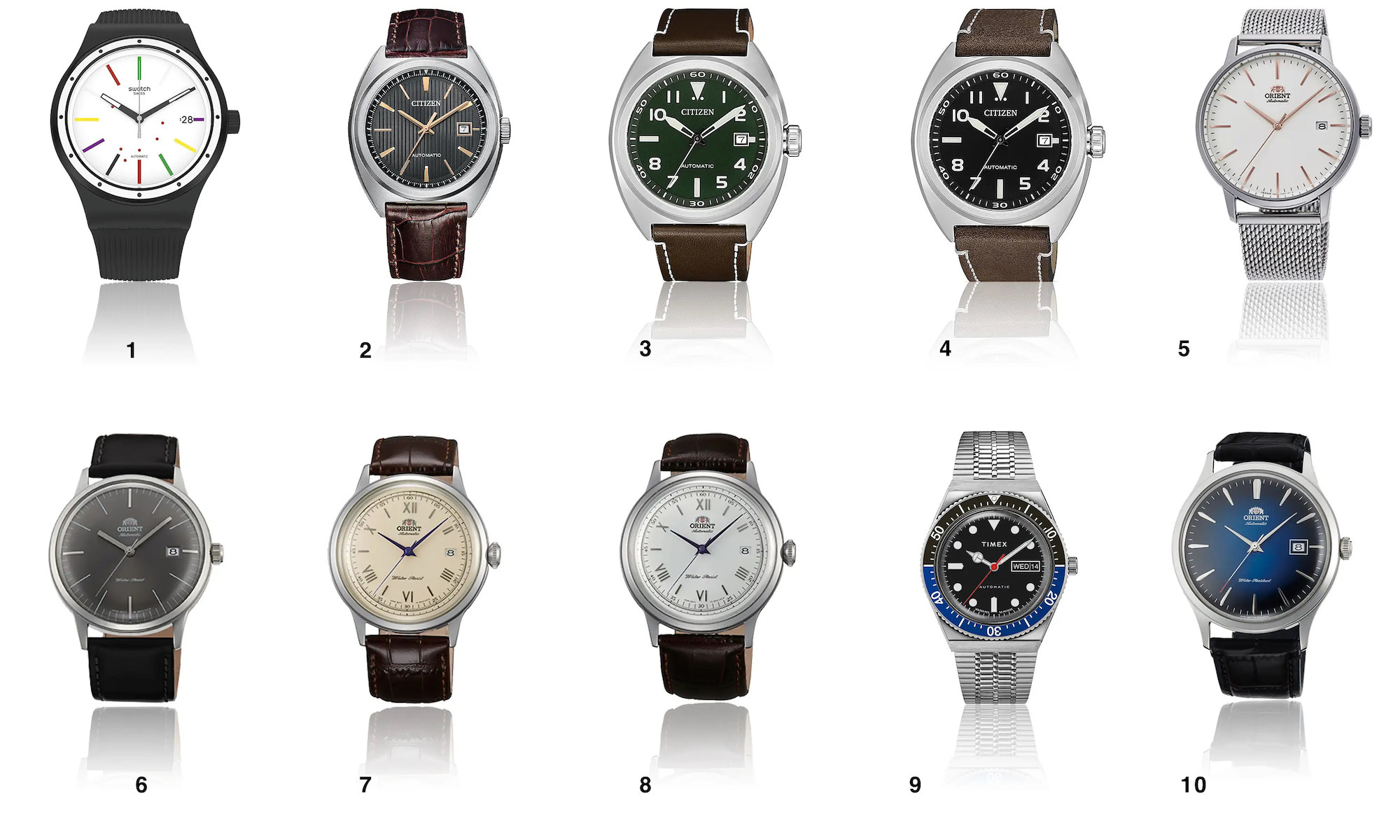 montres mecanique pour homme cadeau noel