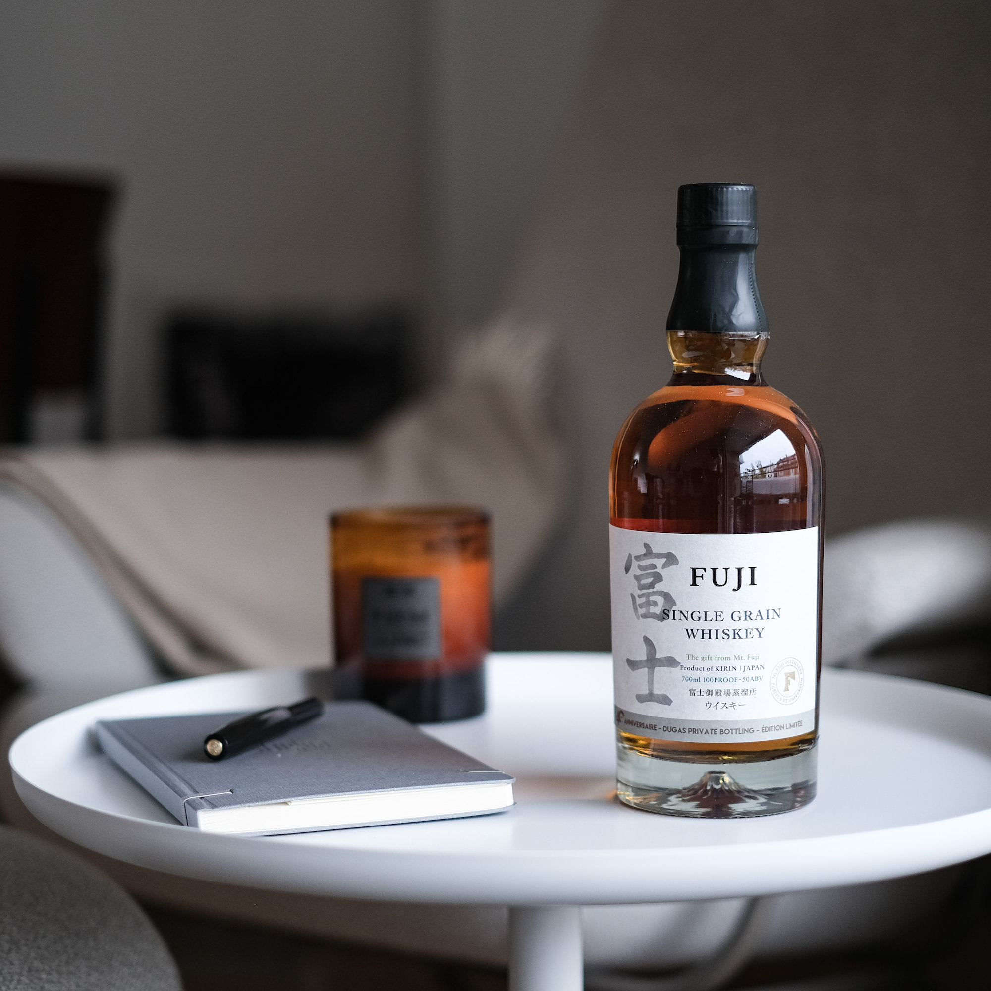 fuji single grain whiskey dugas private bottling edition limitee