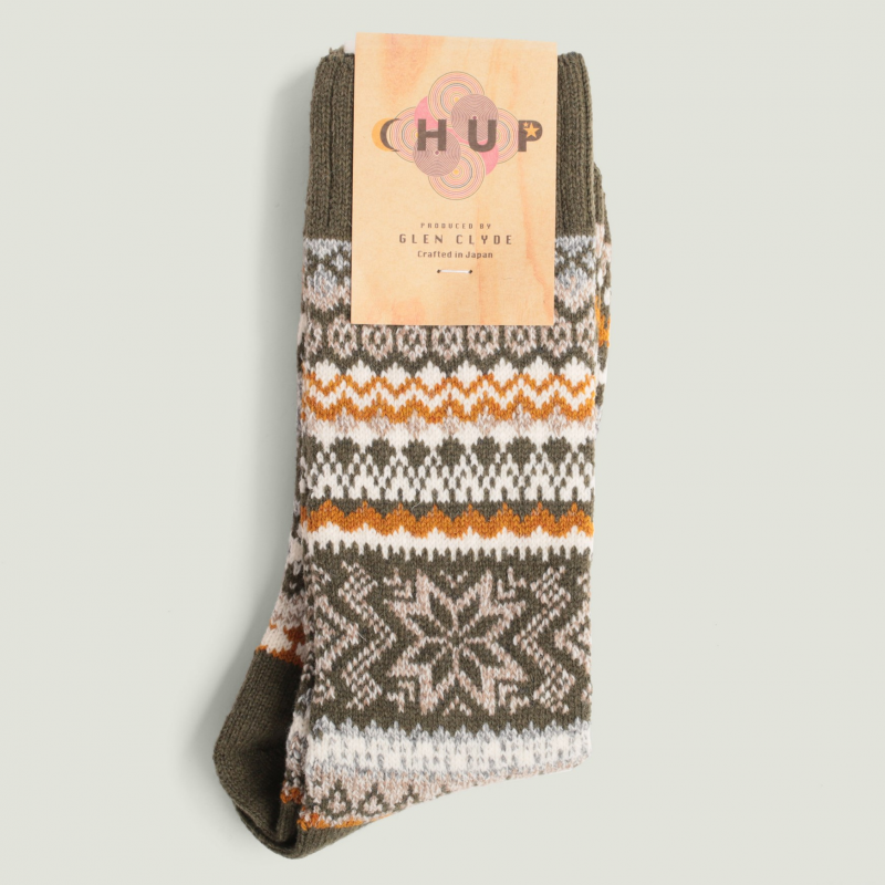 chup socks fair isle