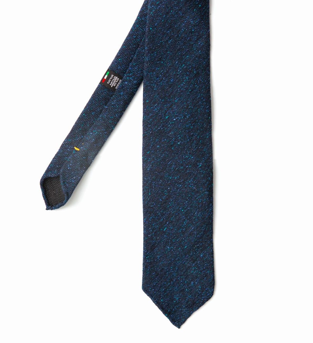 zampa di gallina cravate laine donegal bleue