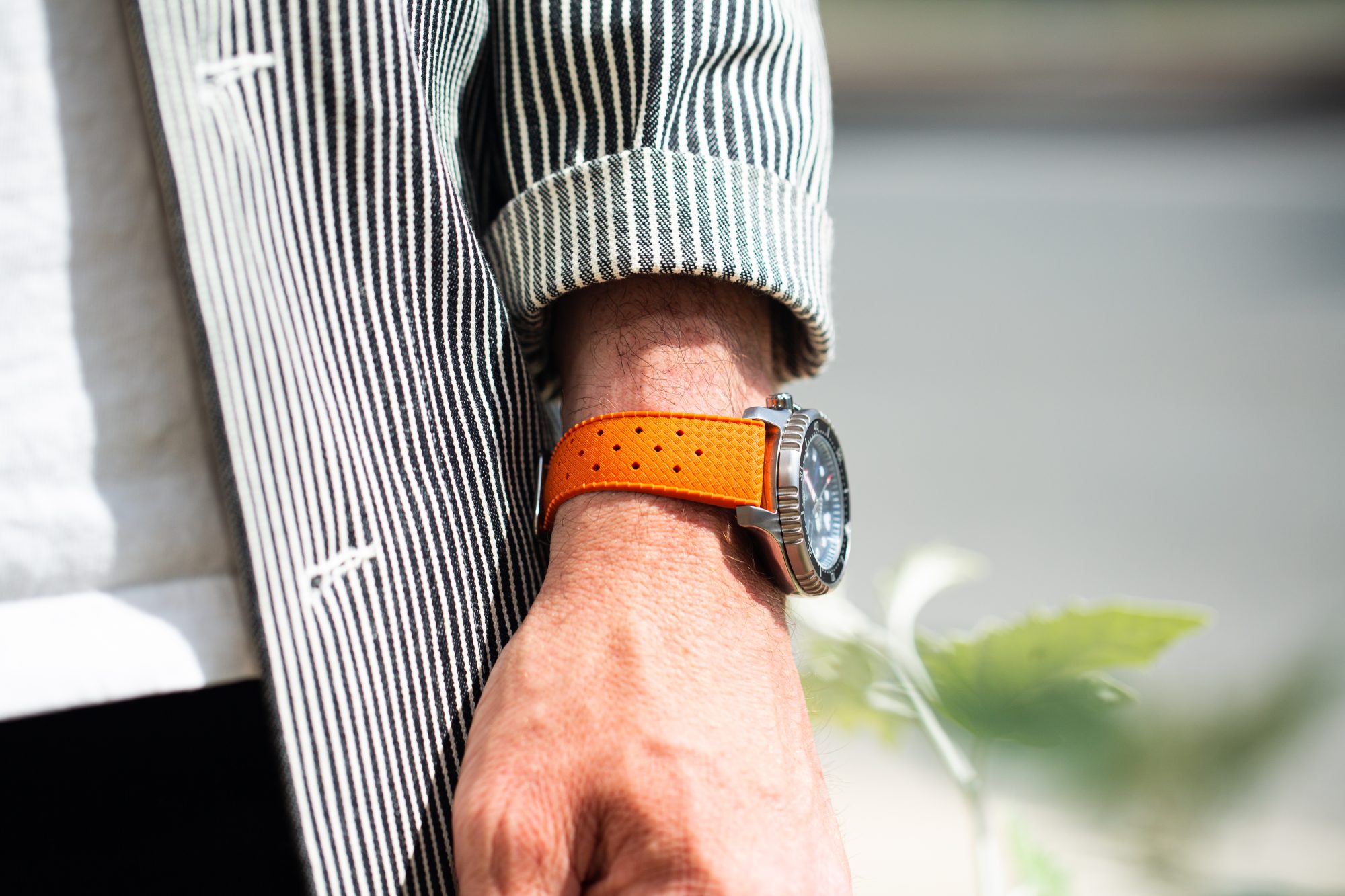 bracelet tropic joseph bonnie orange de cote