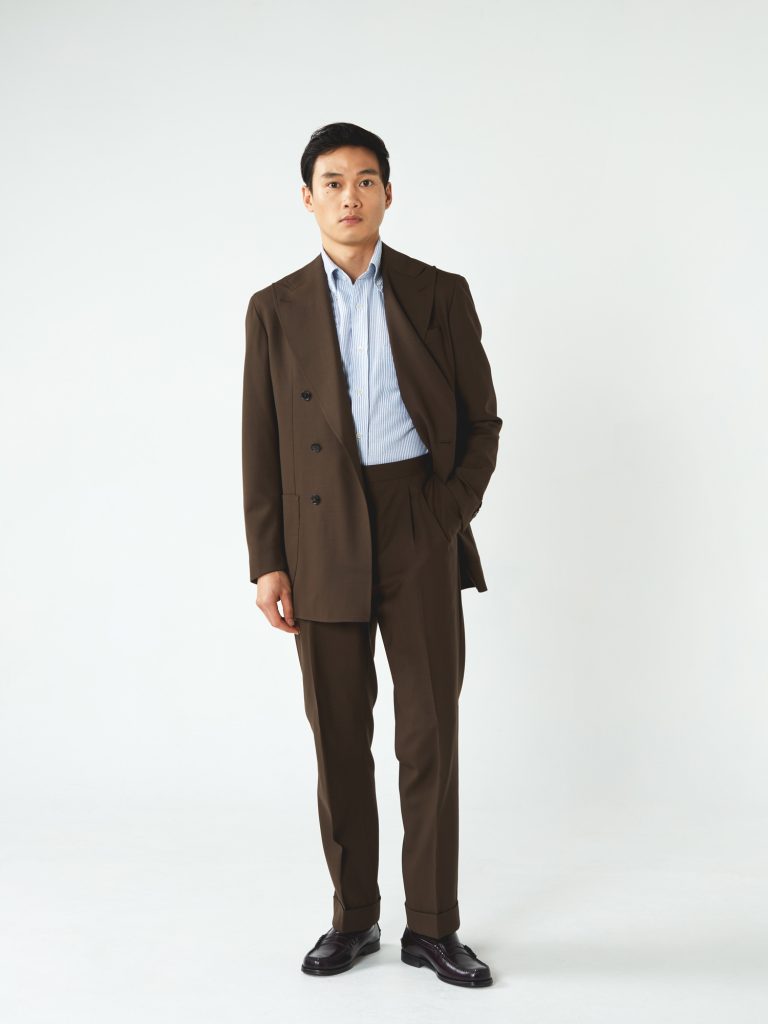 Costume Swann Paris en fresco marron