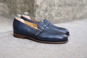 SUPERLEGGERA MALFROID villalys chaussures homme cuir graine bleu