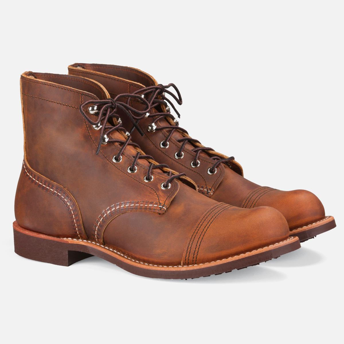 red wing iron ranger copper rough