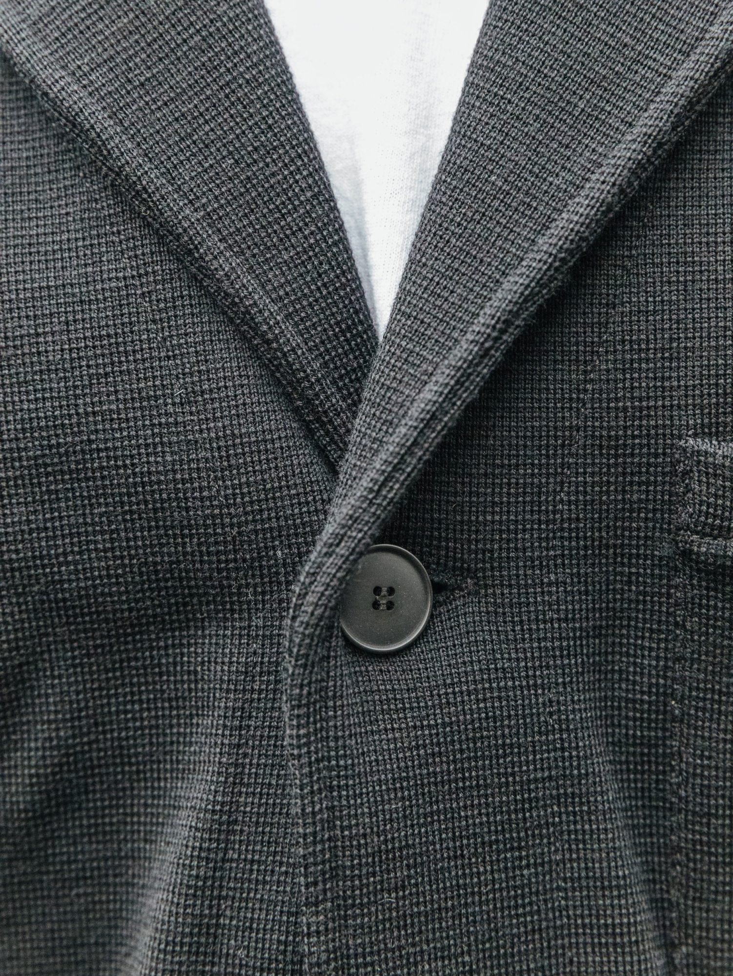 bouton veste en laine bleu marine homme made in france le minor