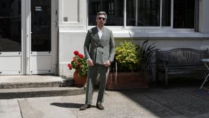 Artling costume lin vert