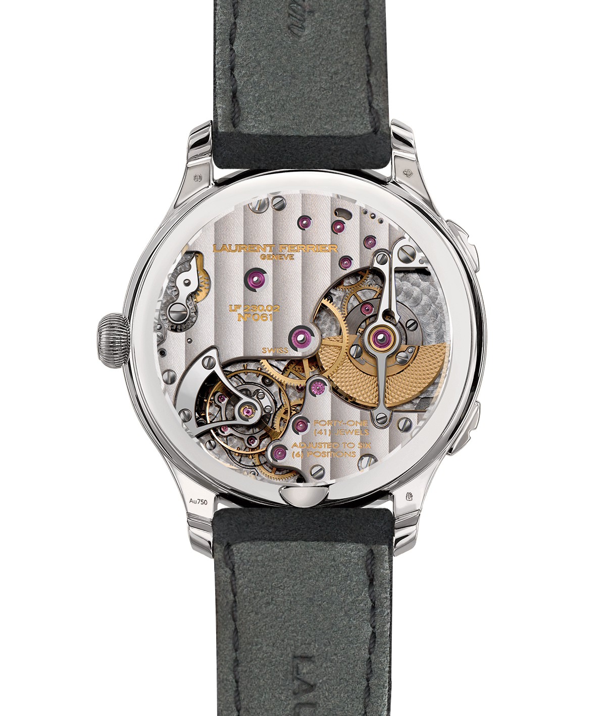 laurent Ferrier Blue Traveller Globe World Soldat dos mouvement