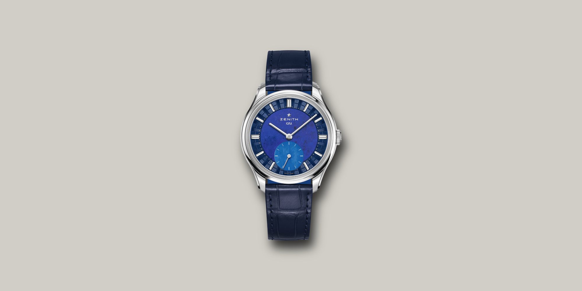 zenith G.F.J. cadran bleu