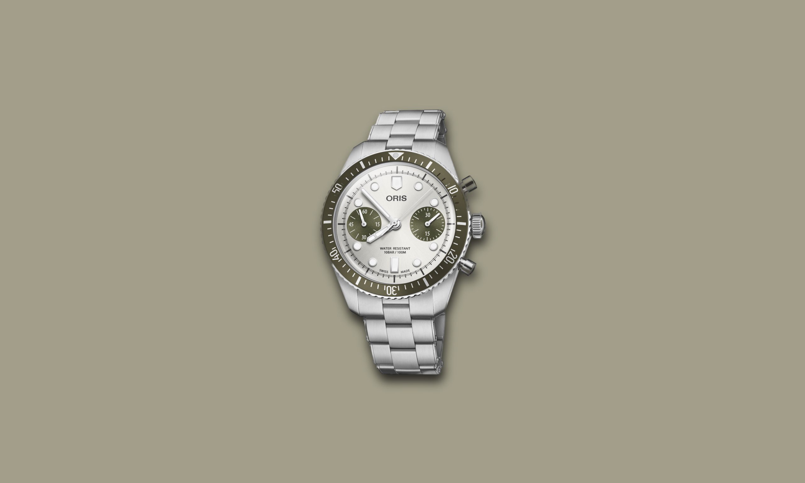 Divers Sixty Five Chronograph vert