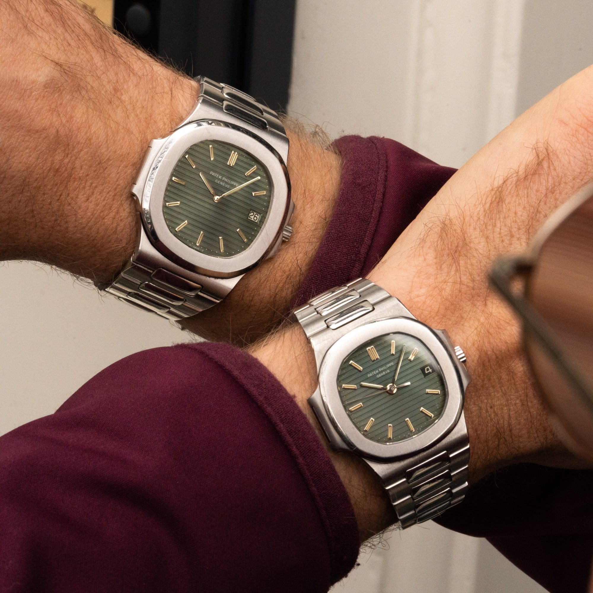 Patek philippe Nautilus deux poignets