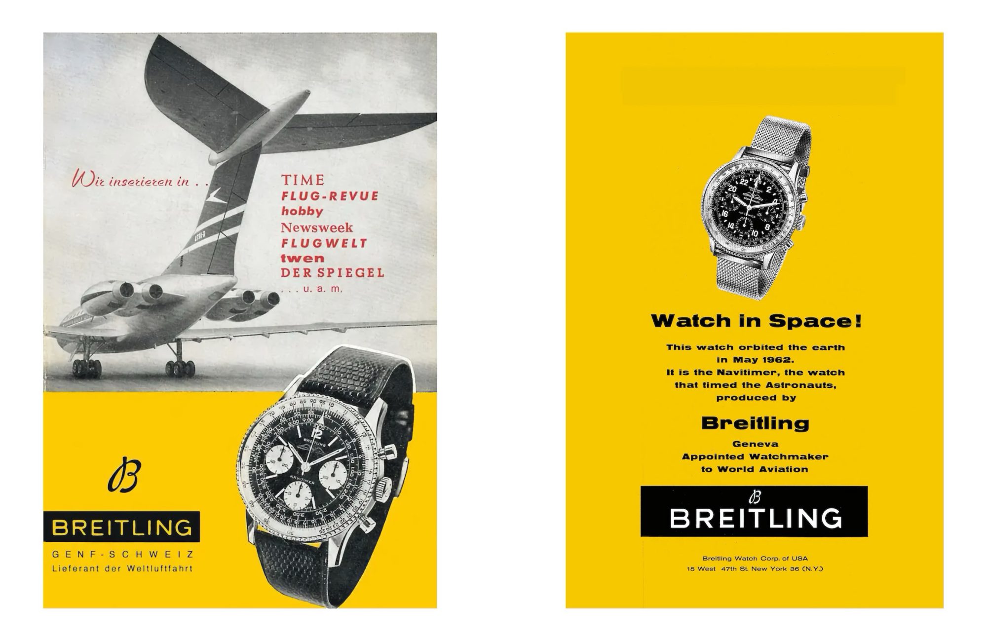 publicite breitling navitimer