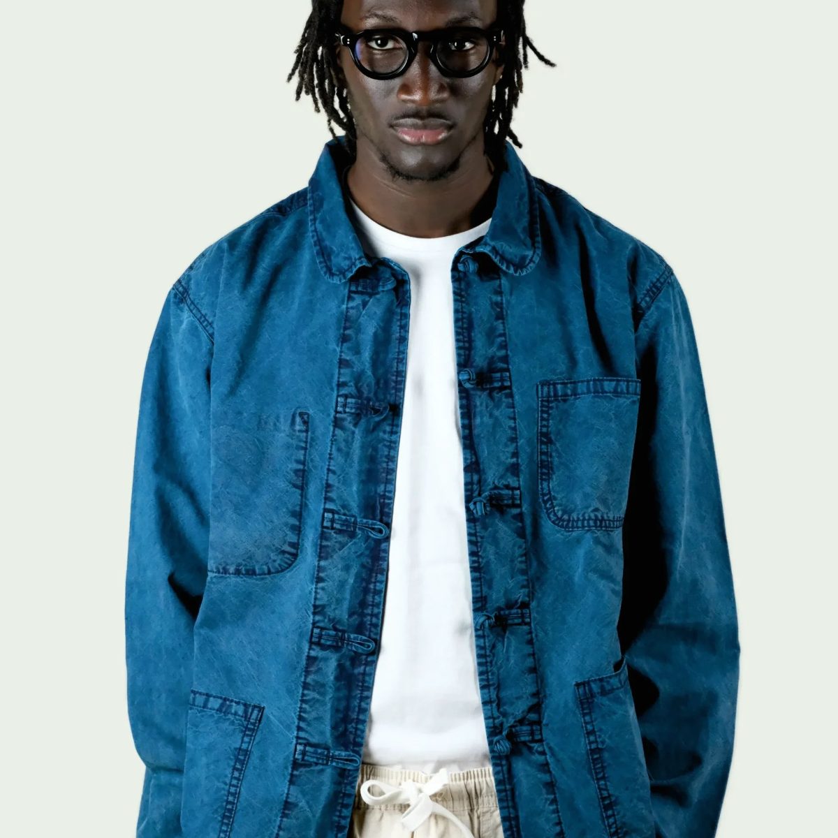 Shanghai Jacket de Bleu de Chine