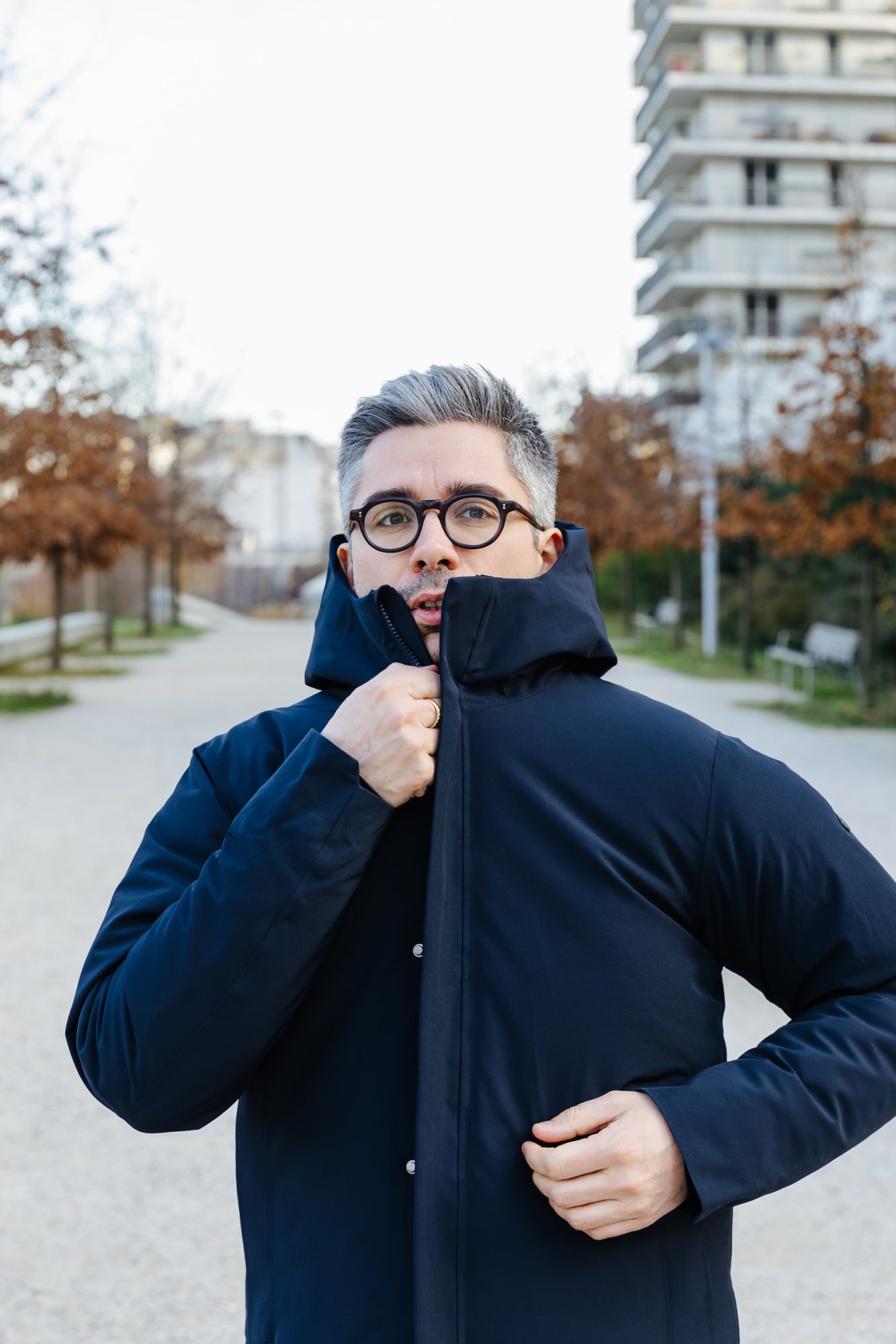 look Scandinavian edition loft II bleu verygoodlord arnaud chanteloup manteau homme