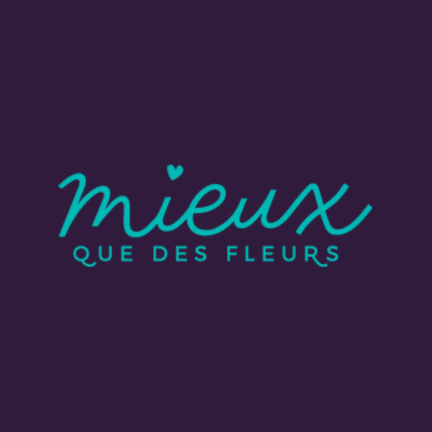 mieux que des fleurs logo
