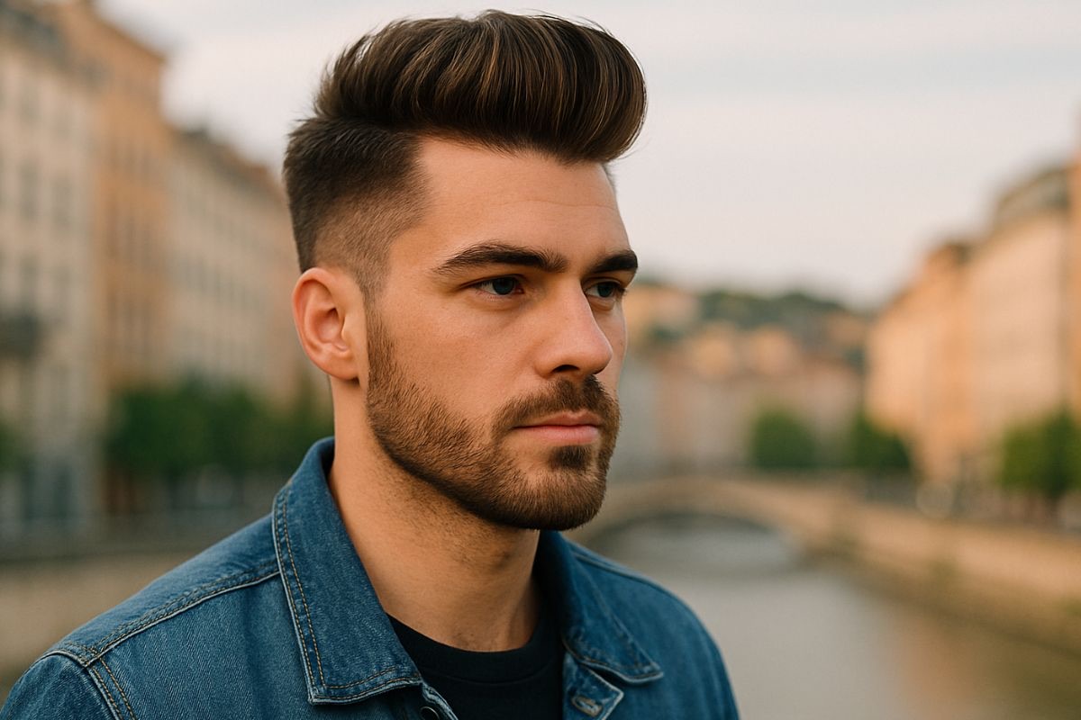 coupe quiff homme - 1