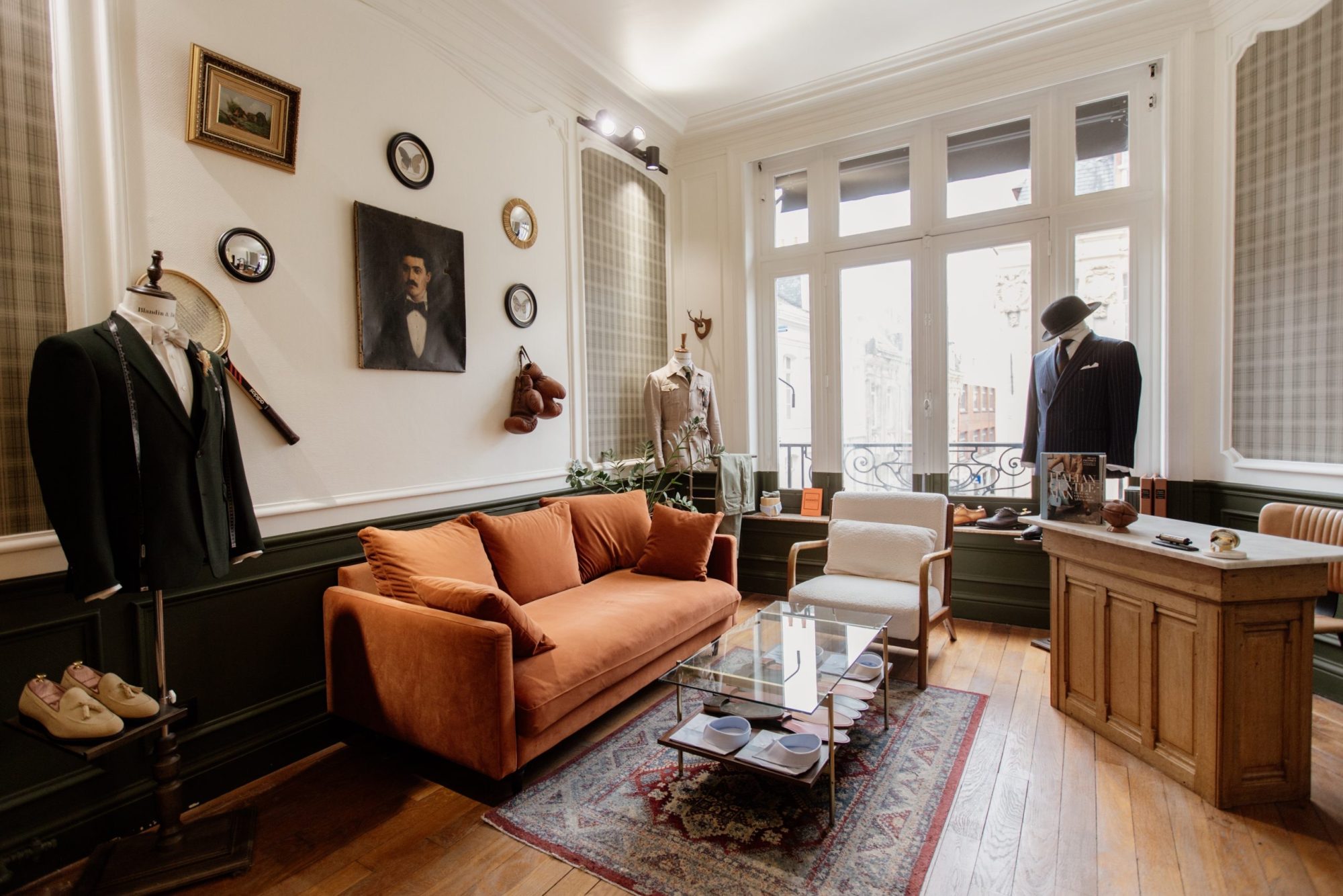 Intérieur de la boutique Blandin & Delloye à Lille