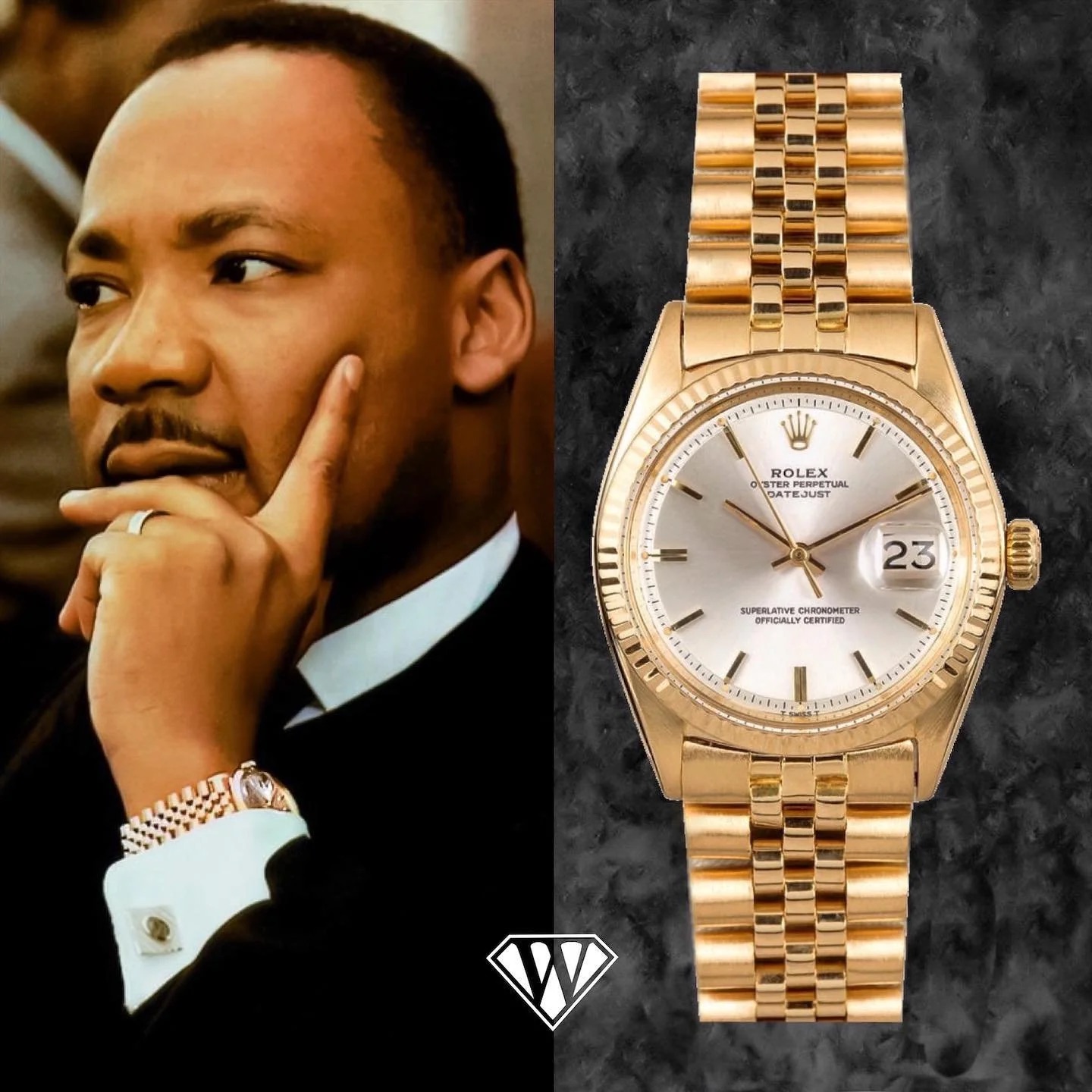 martin luther king rolex datejust