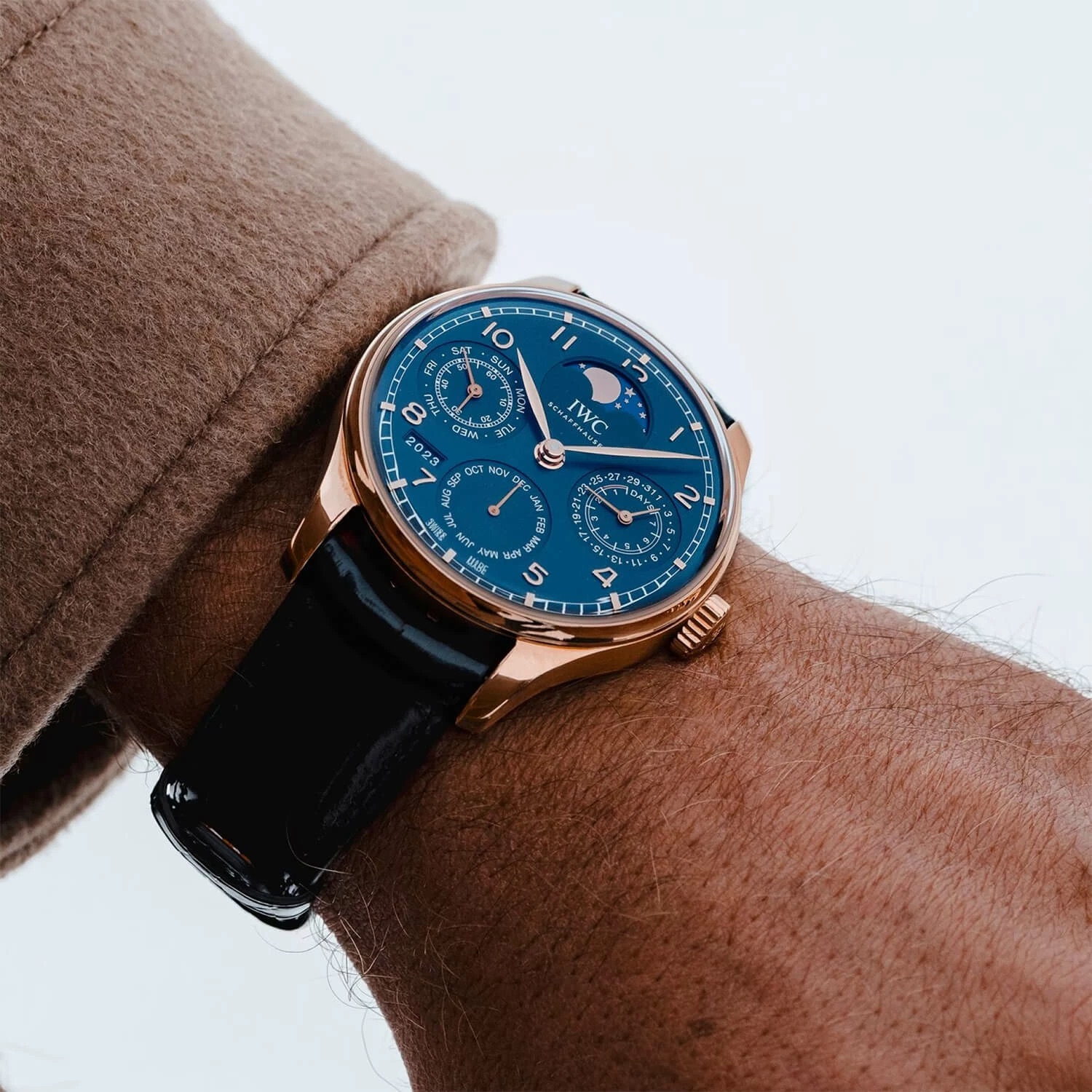 montre portugieser IWC poignet