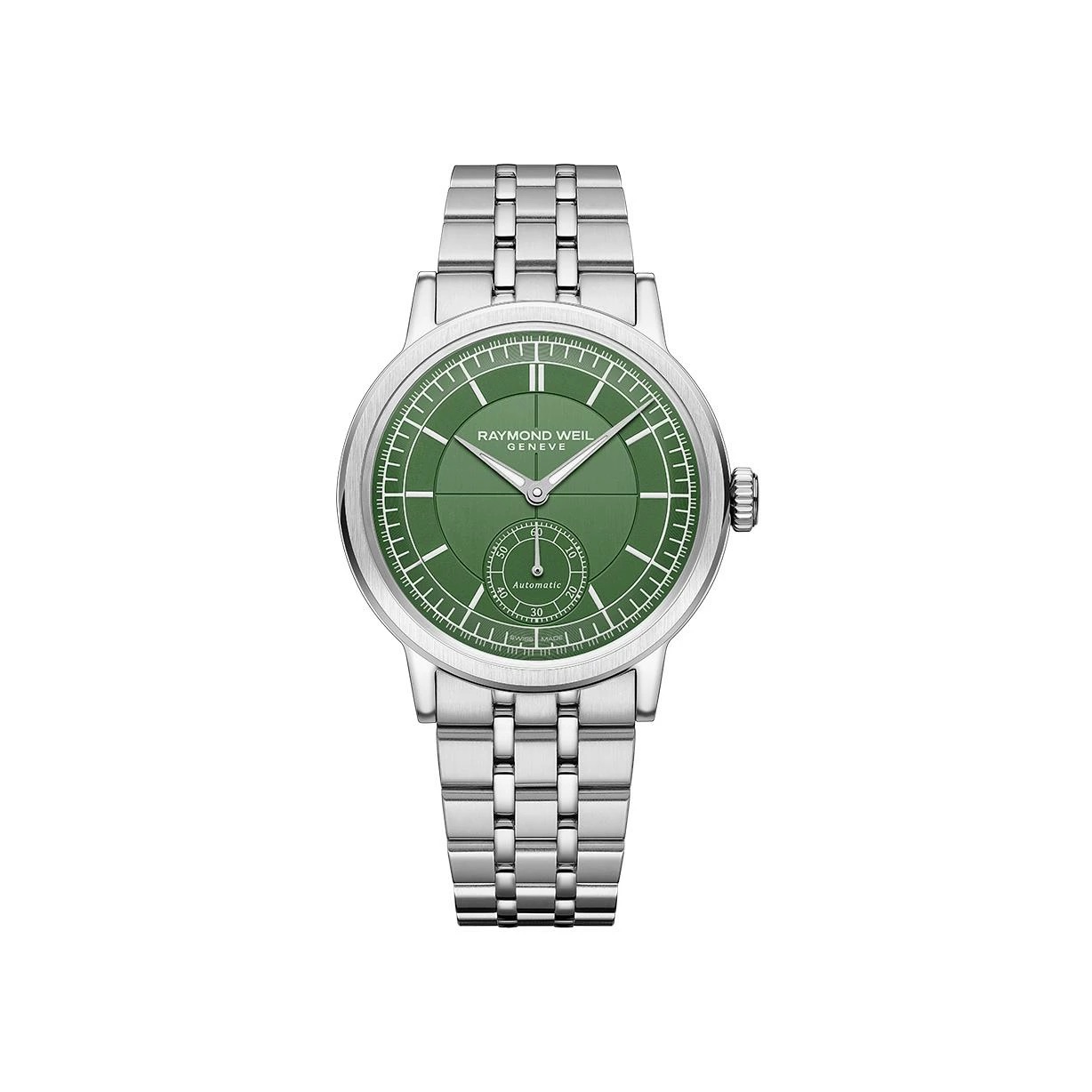 montre raymond weil verte
