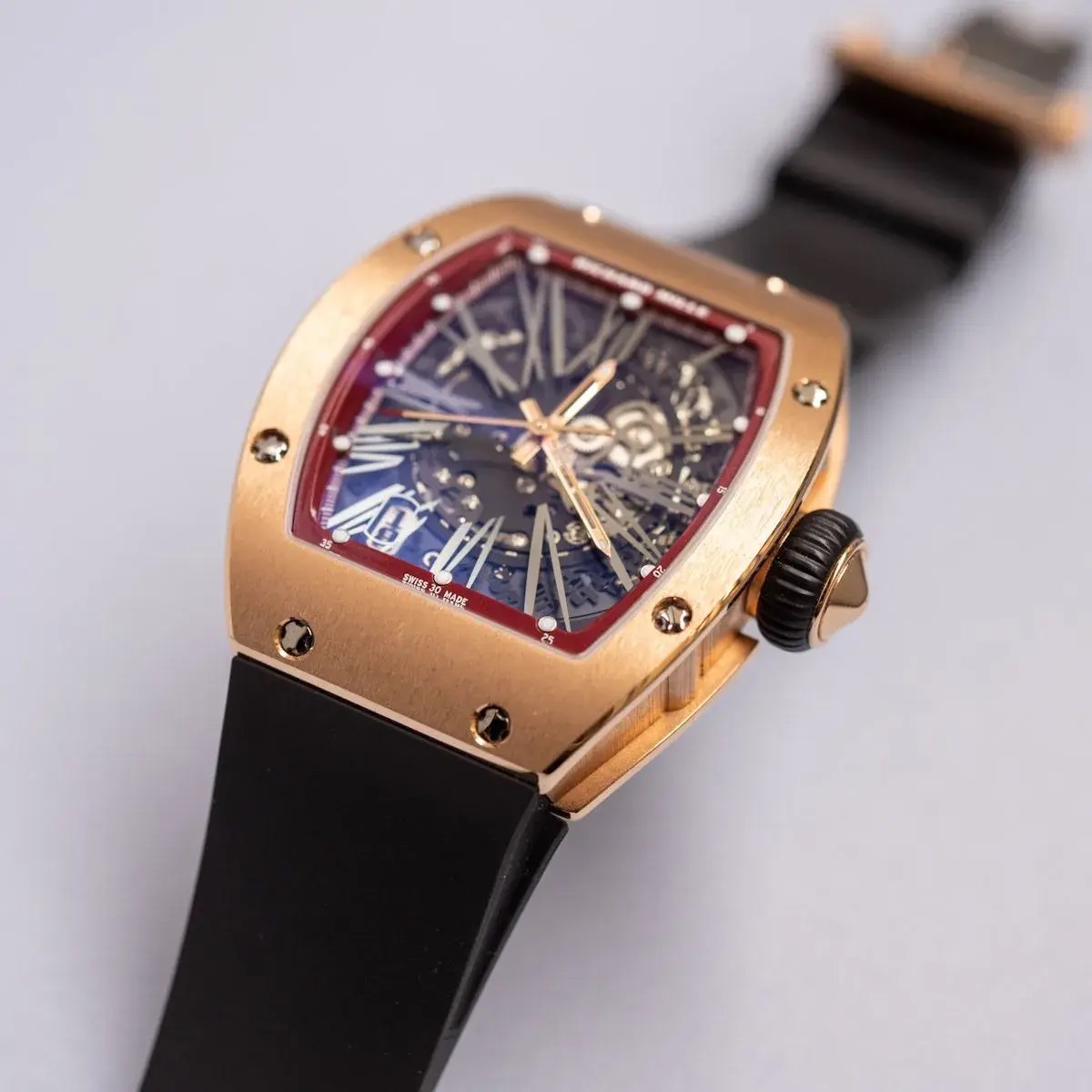 Richard Mille, montre en or rouge
