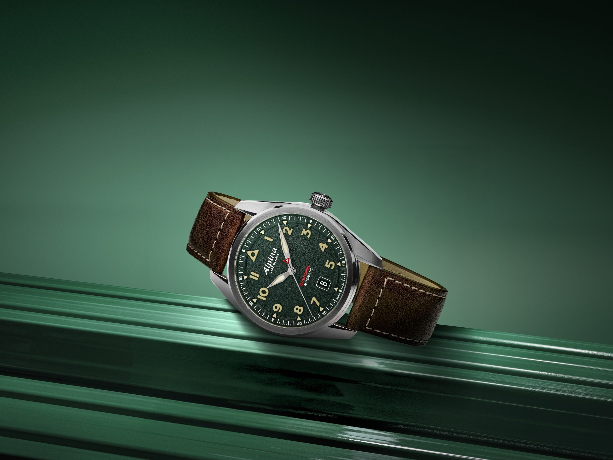 Alpina Startimer Pilot Automatic verte