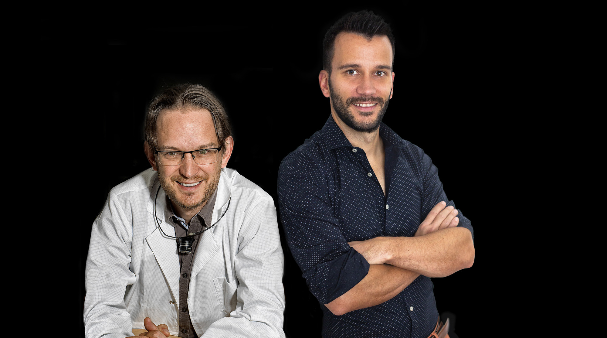 Nicolas Herren et Alain Schiesser, cofondateurs du Cercle des Horlogers