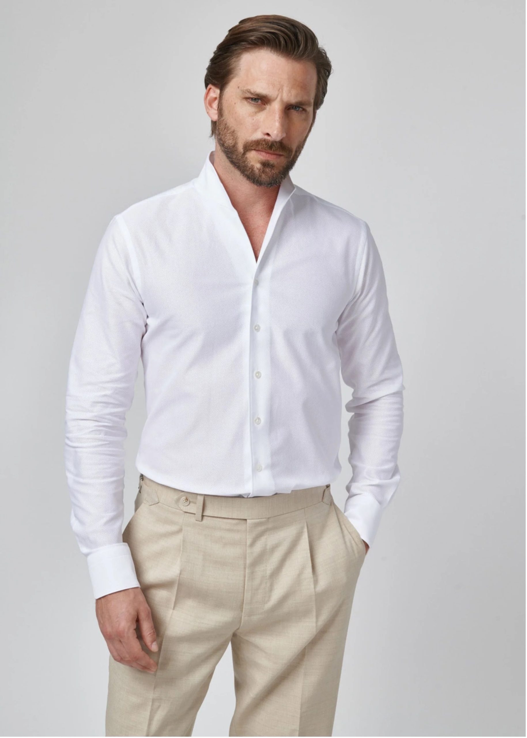 homme 55 ans chemise