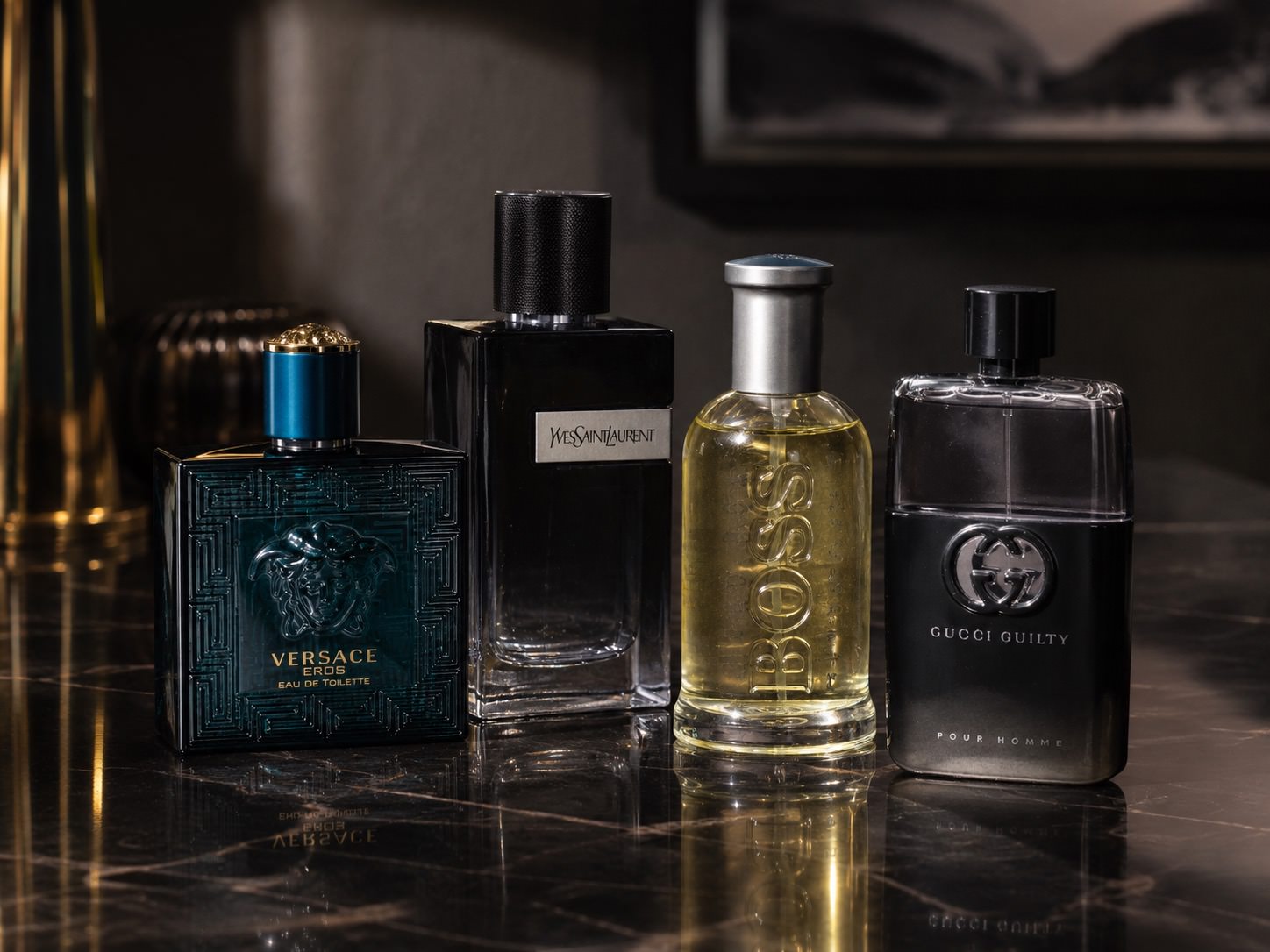 parfum homme versace eros yves saint laurent boss gucci guilty