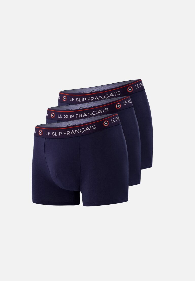 Lot de 3 boxers Redoutable Le Slip Français marine
