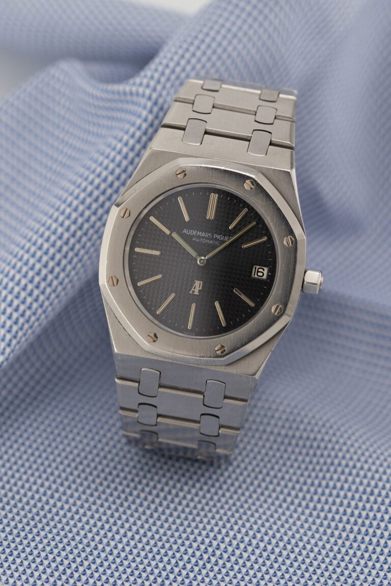 Détail de l'Audemars Piguet Royal Oak Jumbo, vers 1975