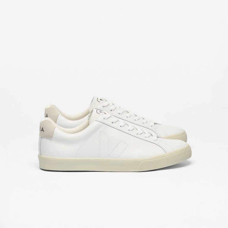 Basket Esplar en cuir blanc, Veja