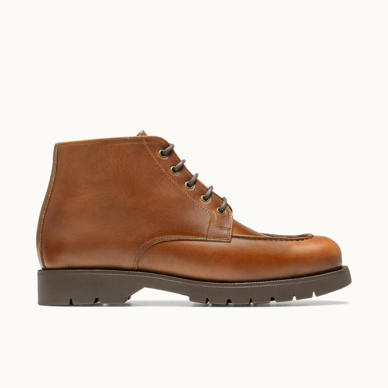 Boots à lacets Oxal TH en cuir pull-up cognac, Kleman